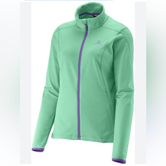 Salomon Tops - Salomon Women's Discovery Full Zip Mid Layer Jacket